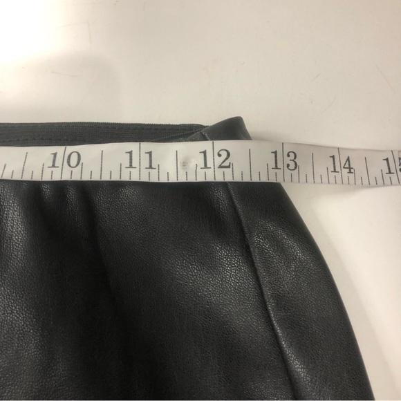 Only Faux Leather Ankle Zip Leggings, size S - Picture 9 of 11